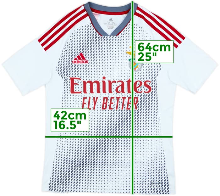 2022-23 Benfica Third Shirt - 7/10 - (L.Boys)