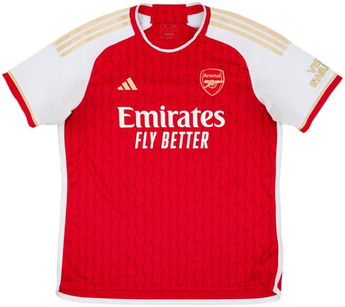 2023-24 Arsenal Home Shirt Rice #41 - 4/10 - (XL)