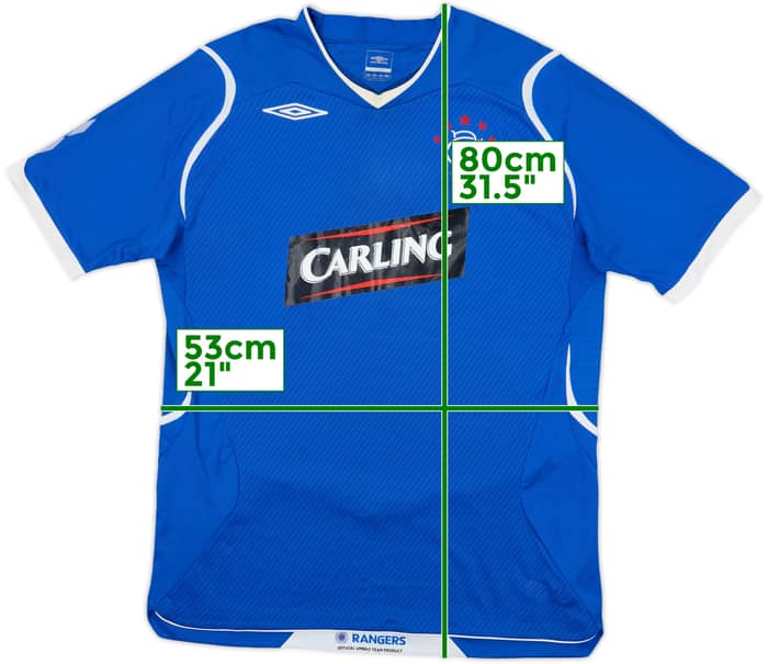 2008-09 Rangers Home Shirt - 6/10 - (L)