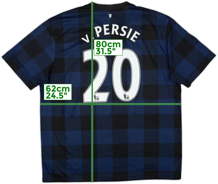 2013-14 Manchester United Away Shirt V.Persie #20 - 8/10 - (XL)