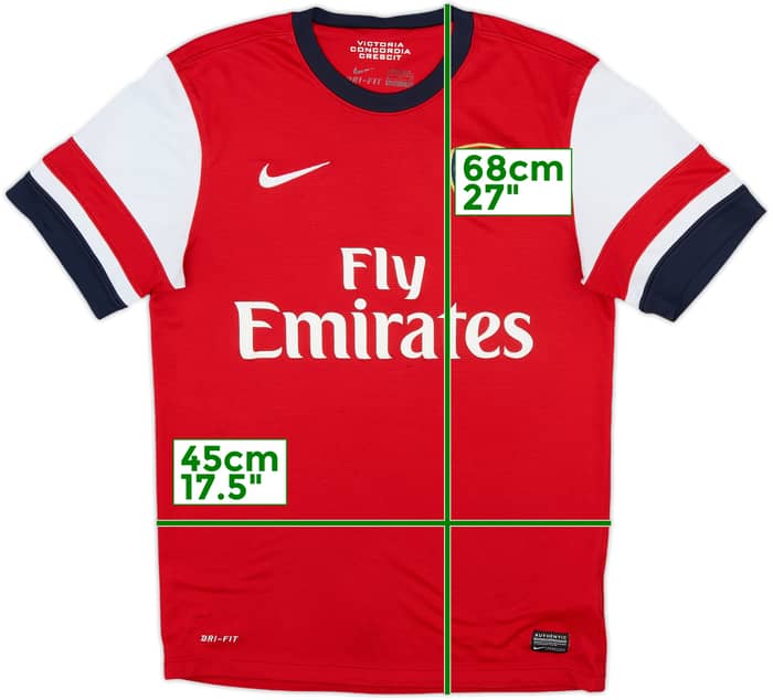 2012-14 Arsenal Home Shirt - 5/10 - (S)