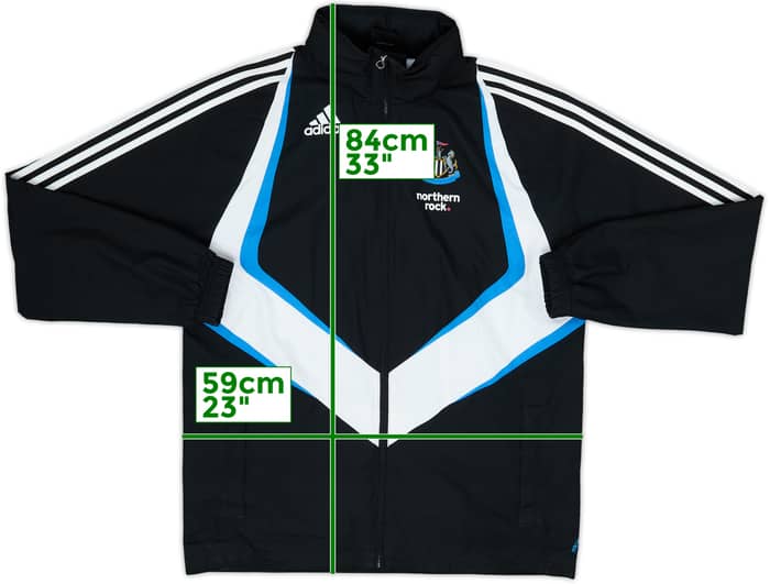 2009-10 Newcastle adidas Hooded Rain Jacket - 6/10 - (XL.Boys)
