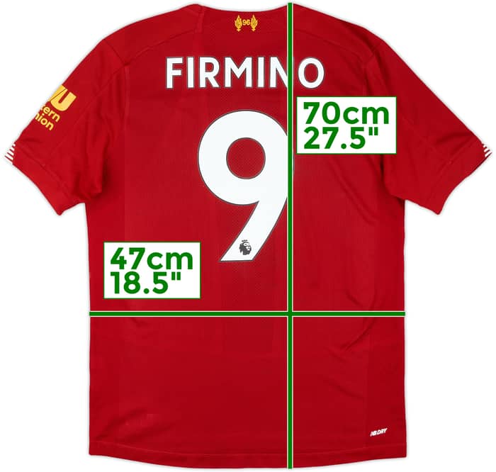 2019-20 Liverpool Home Shirt Firmino #9 - 6/10 - (S)