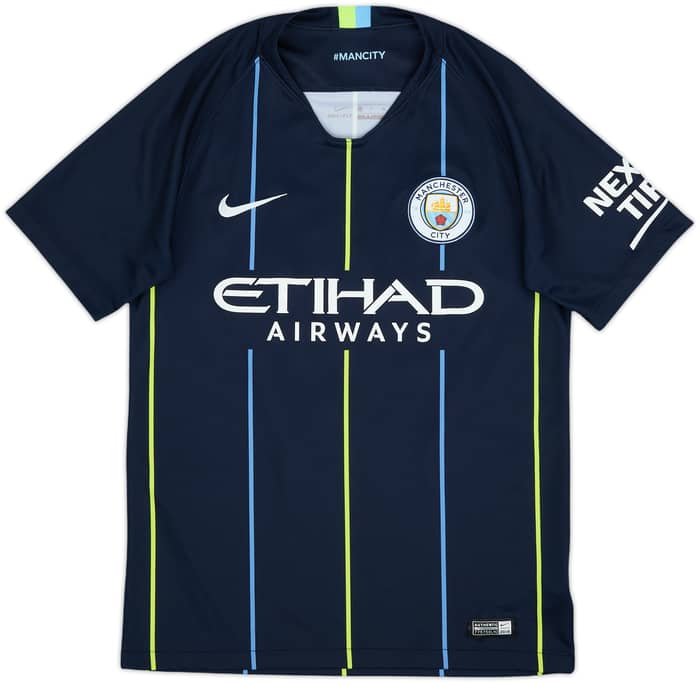 2018-19 Manchester City Away Shirt Kun Aguero #10 - 8/10 - (S)