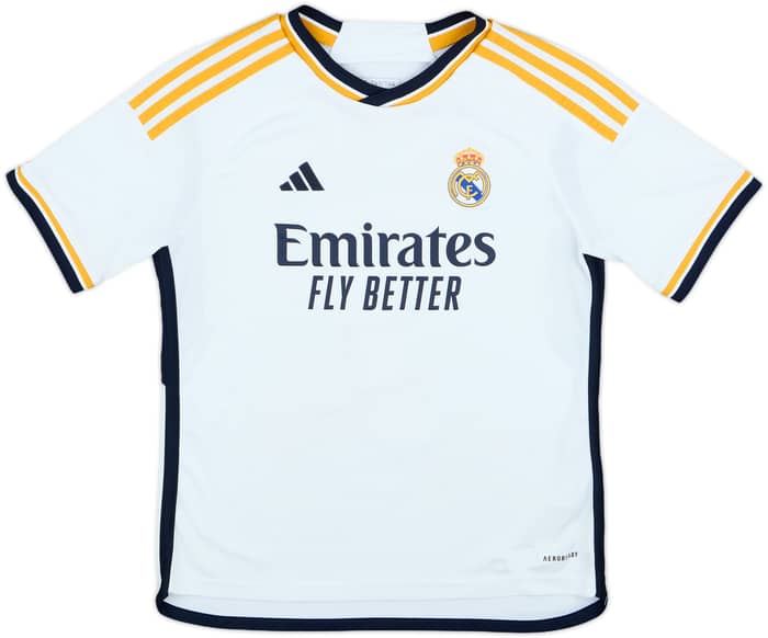 2023-24 Real Madrid Home Shirt Vini Jr. #7 - 7/10 - (L.Boys)