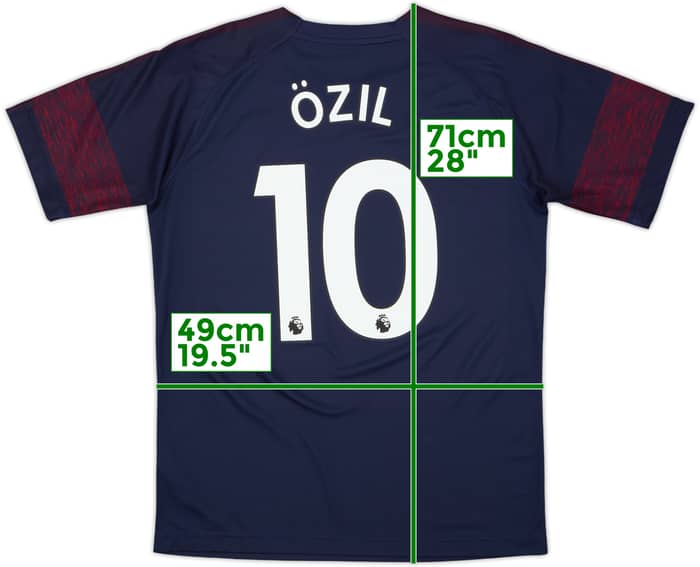 2018-19 Arsenal Away Shirt Ozil #10 - 9/10 - (M)