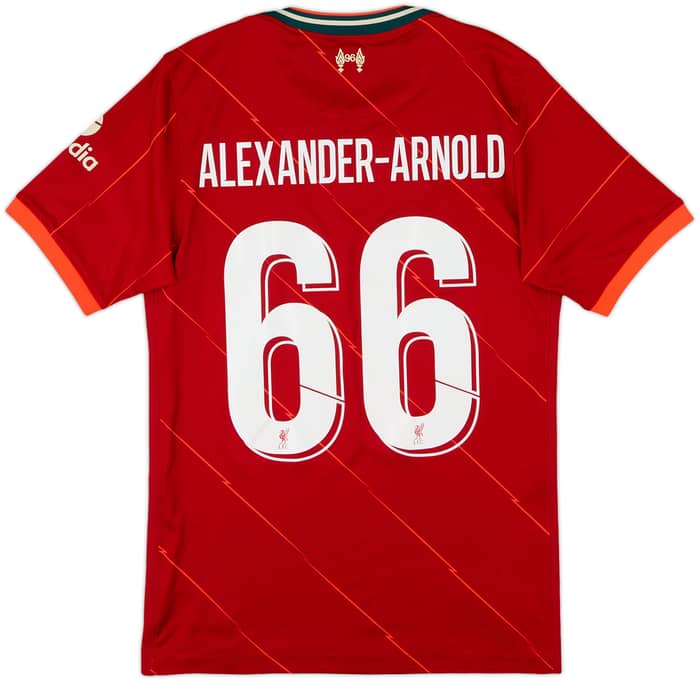 2021-22 Liverpool Home Shirt Alexander-Arnold #66 - 6/10 - (S)