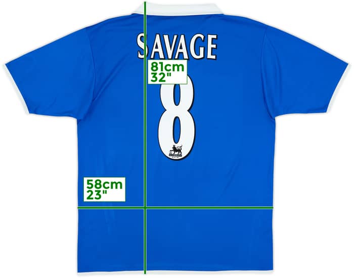 2004-05 Birmingham Home Shirt Savage #8 - 7/10 - (L)