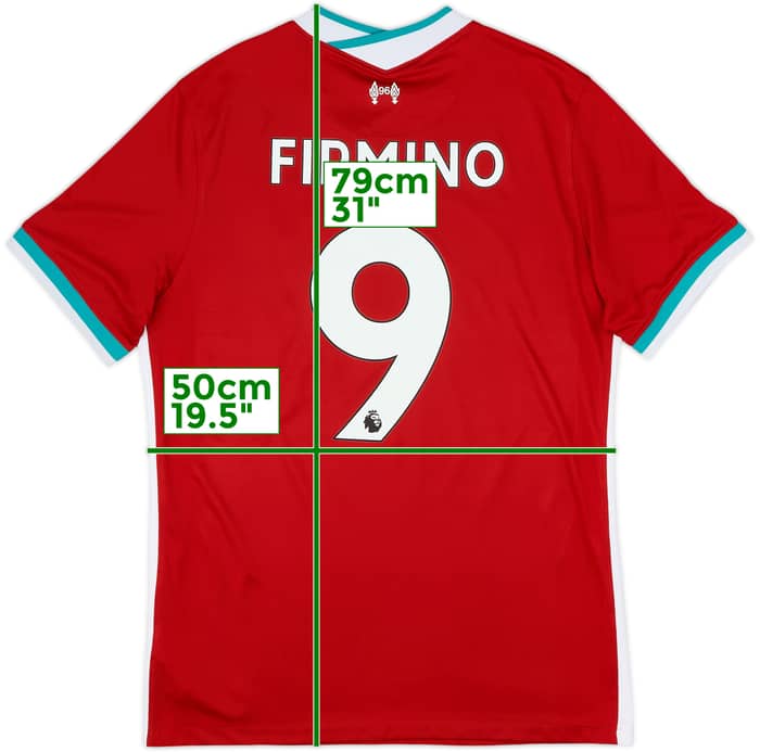 2020-21 Liverpool Home Shirt Firmino #9 - 7/10 - (L)