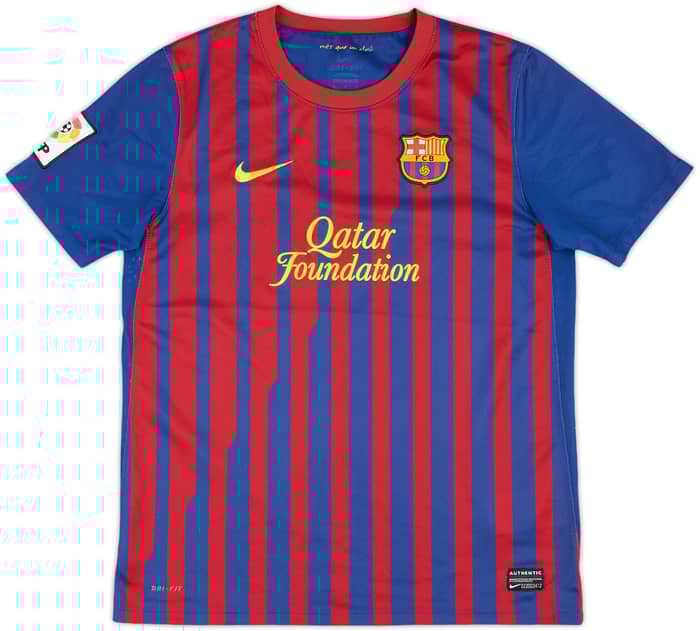 2011-12 Barcelona Home Shirt - 8/10 - (XL.Boys)