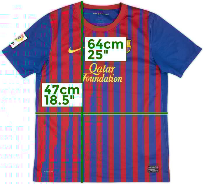 2011-12 Barcelona Home Shirt - 8/10 - (XL.Boys)