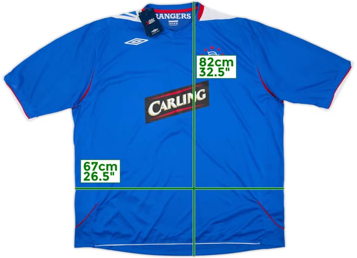 2006-07 Rangers Home Shirt (4XL)