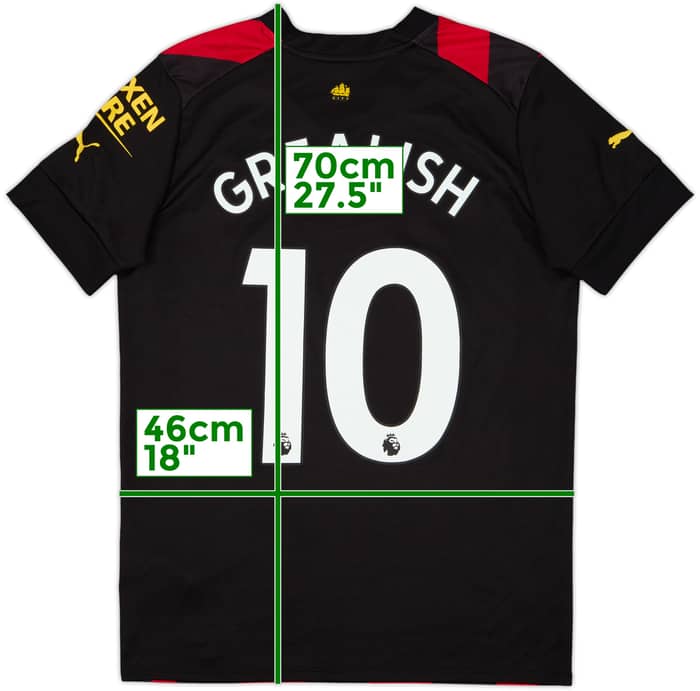 2022-23 Manchester City Away Shirt Grealish #10 - 6/10 - (S)