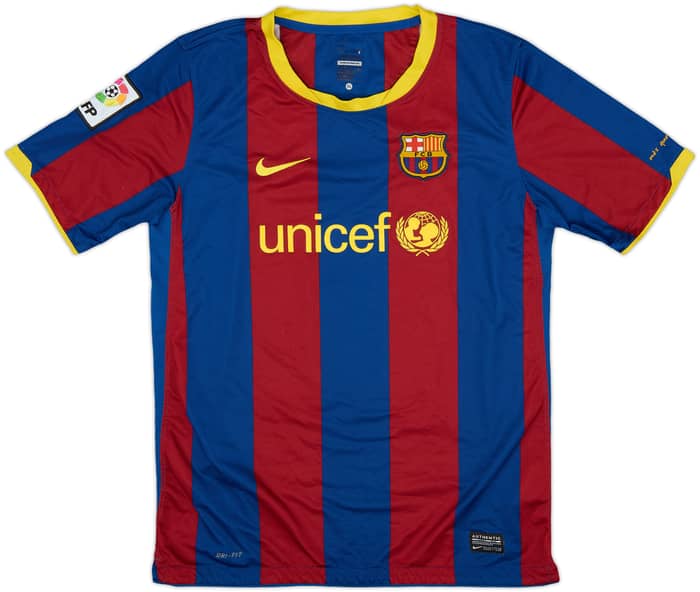 2010-11 Barcelona Home Shirt Messi #10 - 8/10 - (XL.Boys)