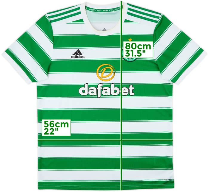 2021-22 Celtic Home Shirt - 5/10 - (L)