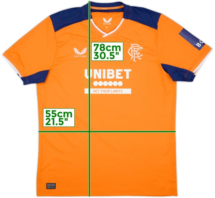 2022-23 Rangers Third Shirt - 10/10 - (XL)
