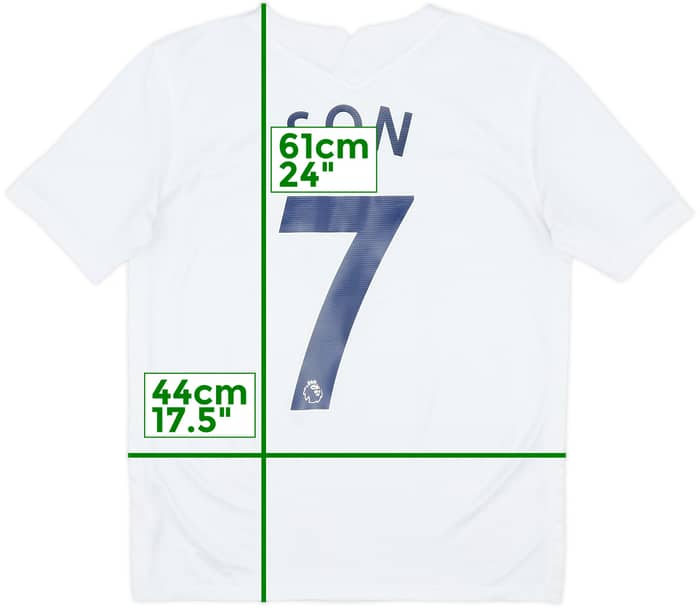 2021-22 Tottenham Home Shirt Son #7 - 6/10 - (XL.Boys)