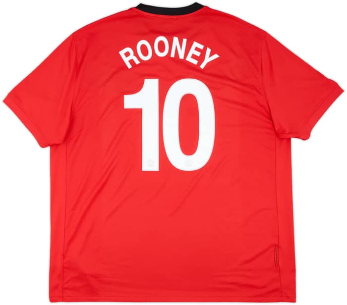 2009-10 Manchester United Home Shirt Rooney #10 - 10/10 - (3XL)