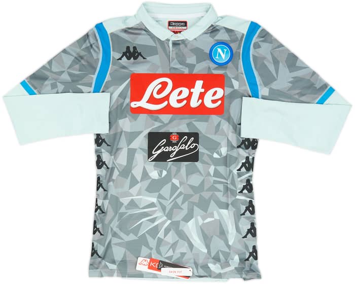 2018-19 Napoli Authentic Third L/S Shirt (S)