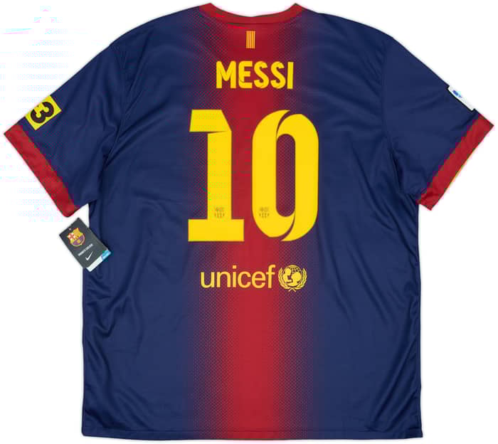2012-13 Barcelona Home Shirt Messi #10 (XXL)