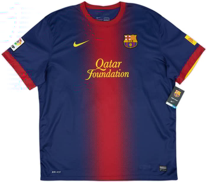 2012-13 Barcelona Home Shirt Messi #10 (XXL)