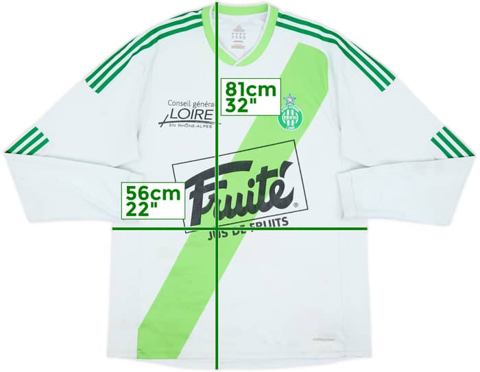 2009-10 Saint Etienne Away L/S Shirt - 5/10 - (XL)
