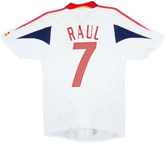 2004-06 Spain Away Shirt Raul #7 - 8/10 - (S)