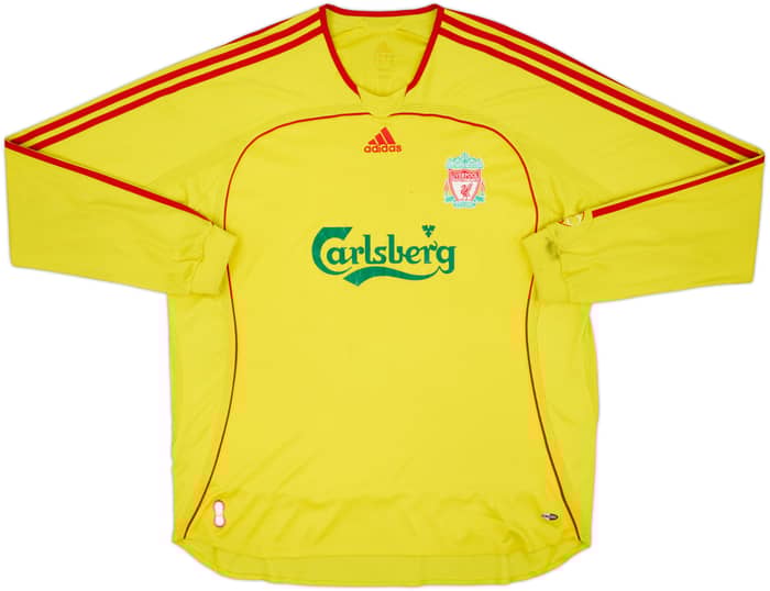 2006-07 Liverpool Away L/S Shirt Alonso #14 - 6/10 - (XXL)