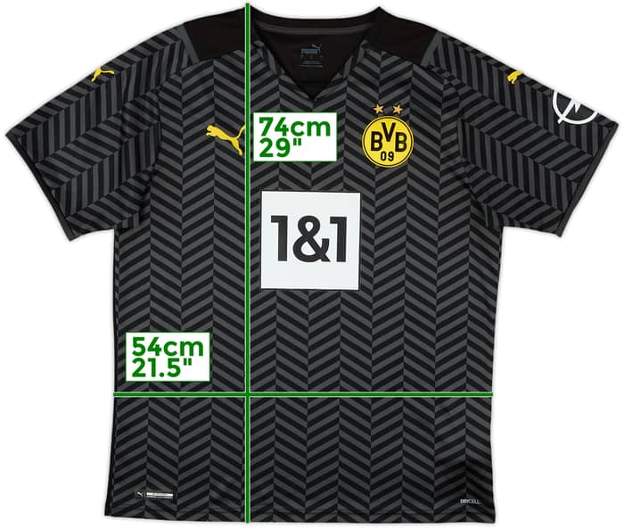 2021-22 Borussia Dortmund Away Shirt - 8/10 - (L)