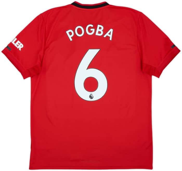 2019-20 Manchester United Home Shirt Pogba #6 - 9/10 - (L)