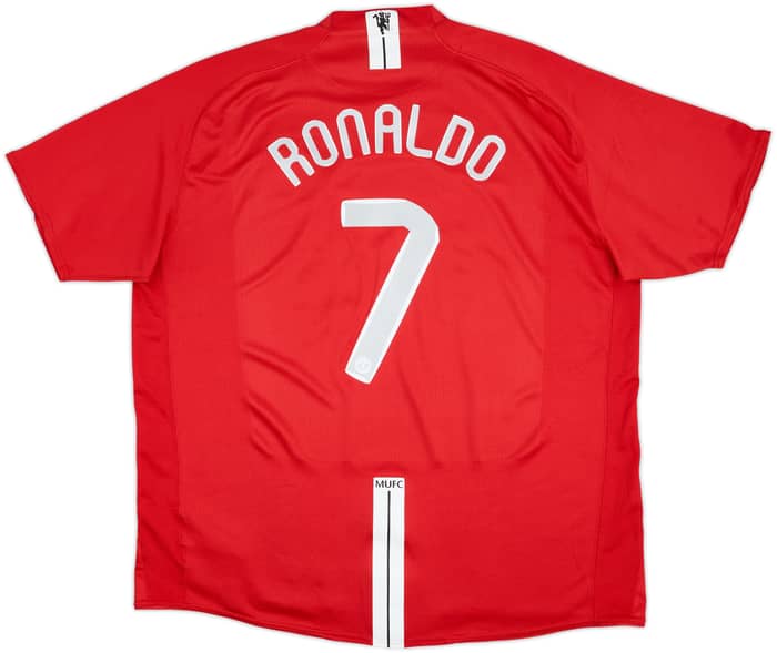 2007-09 Manchester United Home Shirt Ronaldo #7 - 6/10 - (3XL)