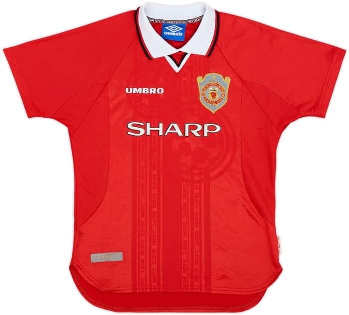 Camiseta CL del Manchester United 1997-00 - 9/10 - (L. Niños)