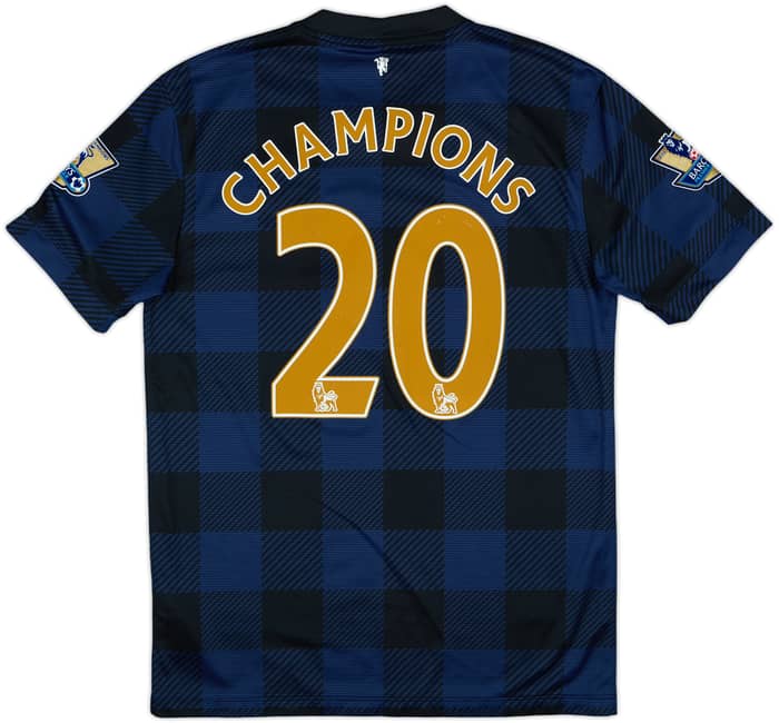 2013-14 Manchester United Away Shirt Champions #20 - 8/10 - (M)