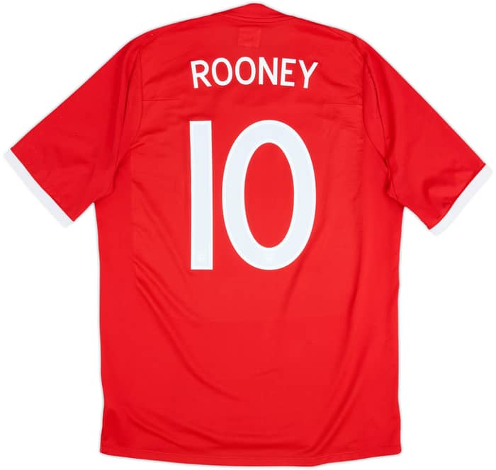 2010-11 England Away Shirt Rooney #10 - 5/10 - (L)