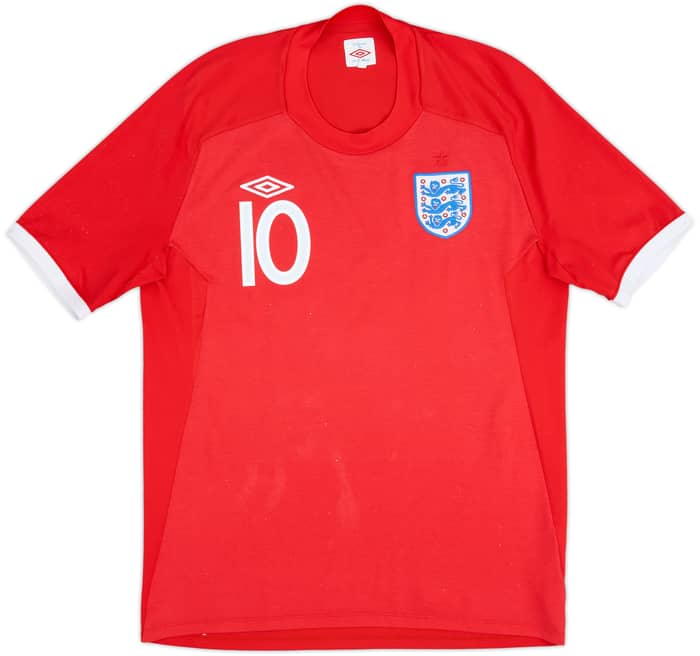 2010-11 England Away Shirt Rooney #10 - 5/10 - (L)