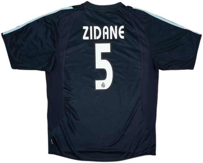 2003-04 Real Madrid Away Shirt Zidane #5 - 8/10 - (M)