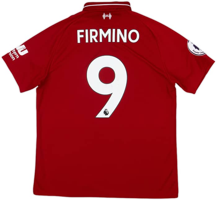 2018-19 Liverpool Home Shirt Firmino #9 - 6/10 - (M)