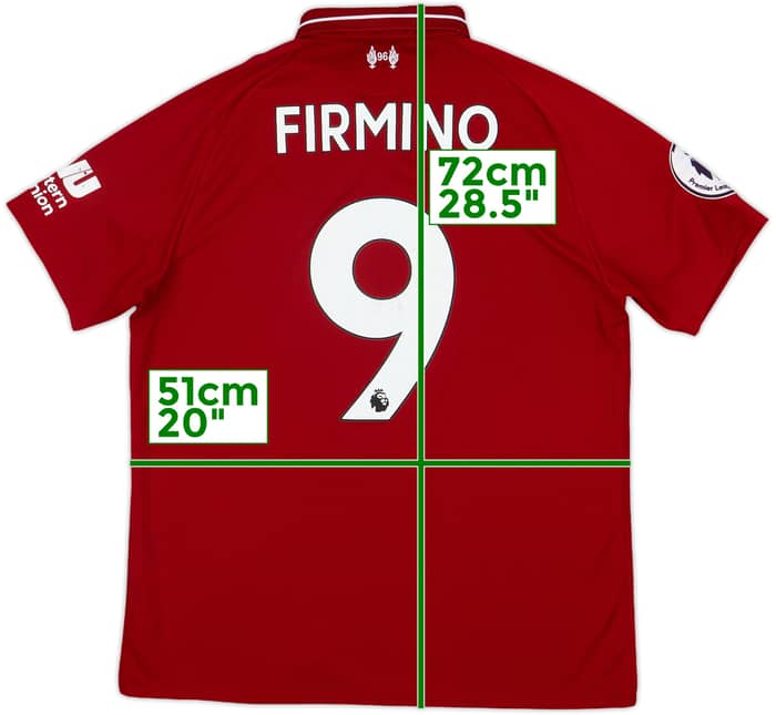 2018-19 Liverpool Home Shirt Firmino #9 - 6/10 - (M)