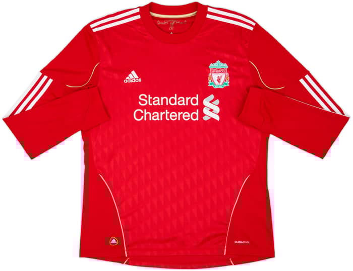 2010-12 Liverpool Home L/S Shirt Suarez #7 - 10/10 - (L)