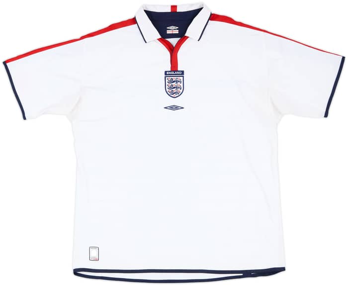 2003-05 England Home Shirt - 5/10 - (XXL)