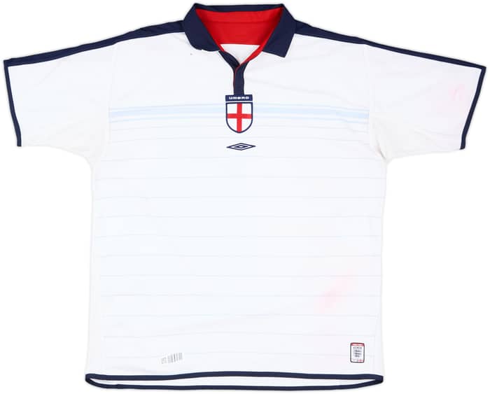 2003-05 England Home Shirt - 5/10 - (XXL)