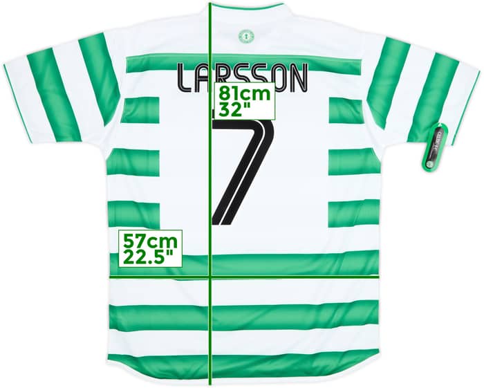 2003-04 Celtic Home Shirt Larsson #7 (L)