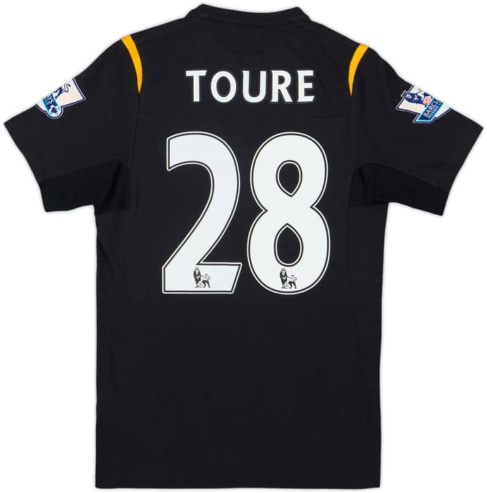 2009-10 Manchester City Away Shirt Toure #28 - 7/10 - (L.Boys)