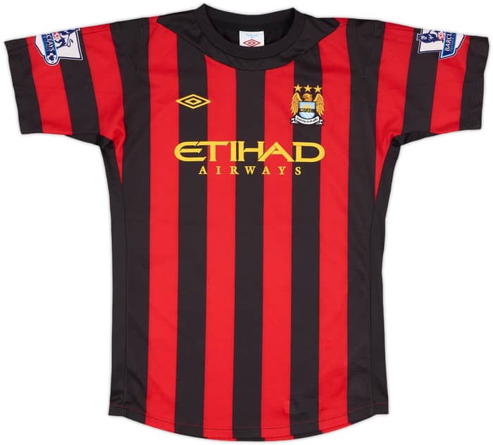 2011-12 Manchester City Away Shirt Kun Aguero #16 - 7/10 - (XL.Boys)