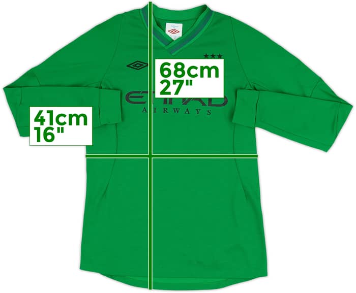 2011-12 Manchester City GK Shirt - 6/10 - (XL.Boys)