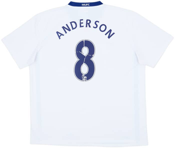 2008-10 Manchester United Away Shirt Anderson #8 - 5/10 - (XL)