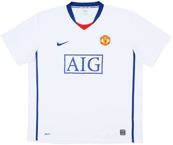 2008-10 Manchester United Away Shirt Anderson #8 - 5/10 - (XL)