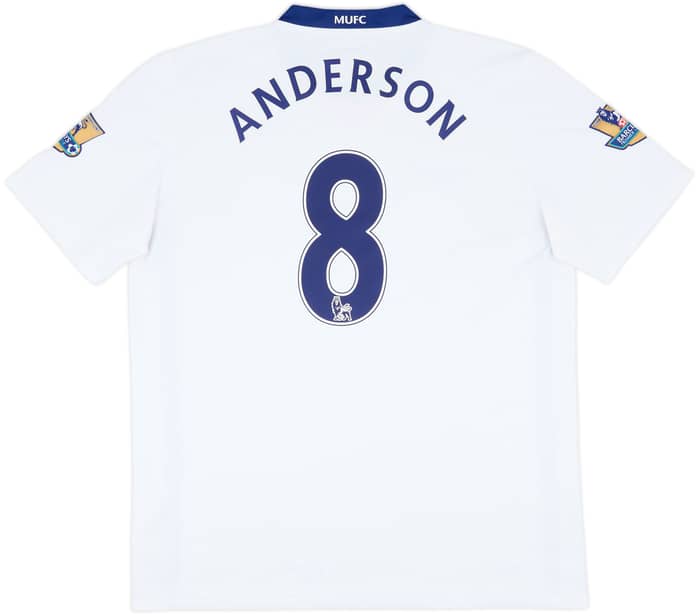 2008-10 Manchester United Away Shirt Anderson #8 - 8/10 - (L)