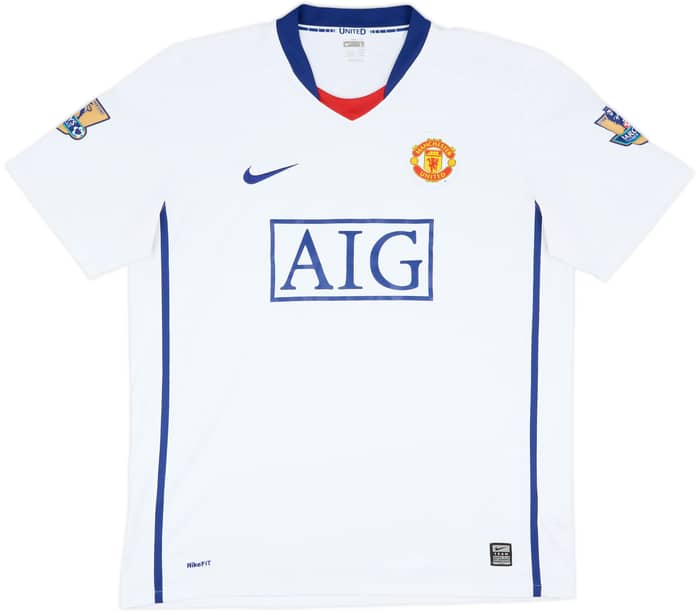2008-10 Manchester United Away Shirt Anderson #8 - 8/10 - (L)