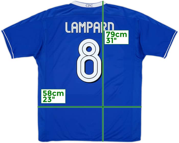2003-05 Chelsea Home Shirt Lampard #8 - 5/10 - (XL)